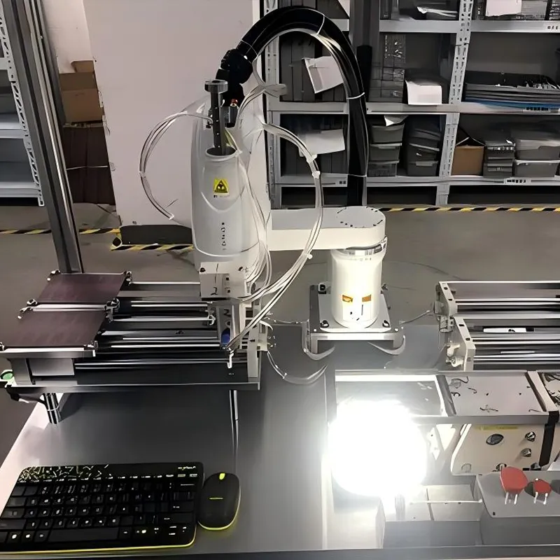 Robotiskt armplatta visuellt positioneringssystem Robotiskt armplatta visuellt positioneringssystem